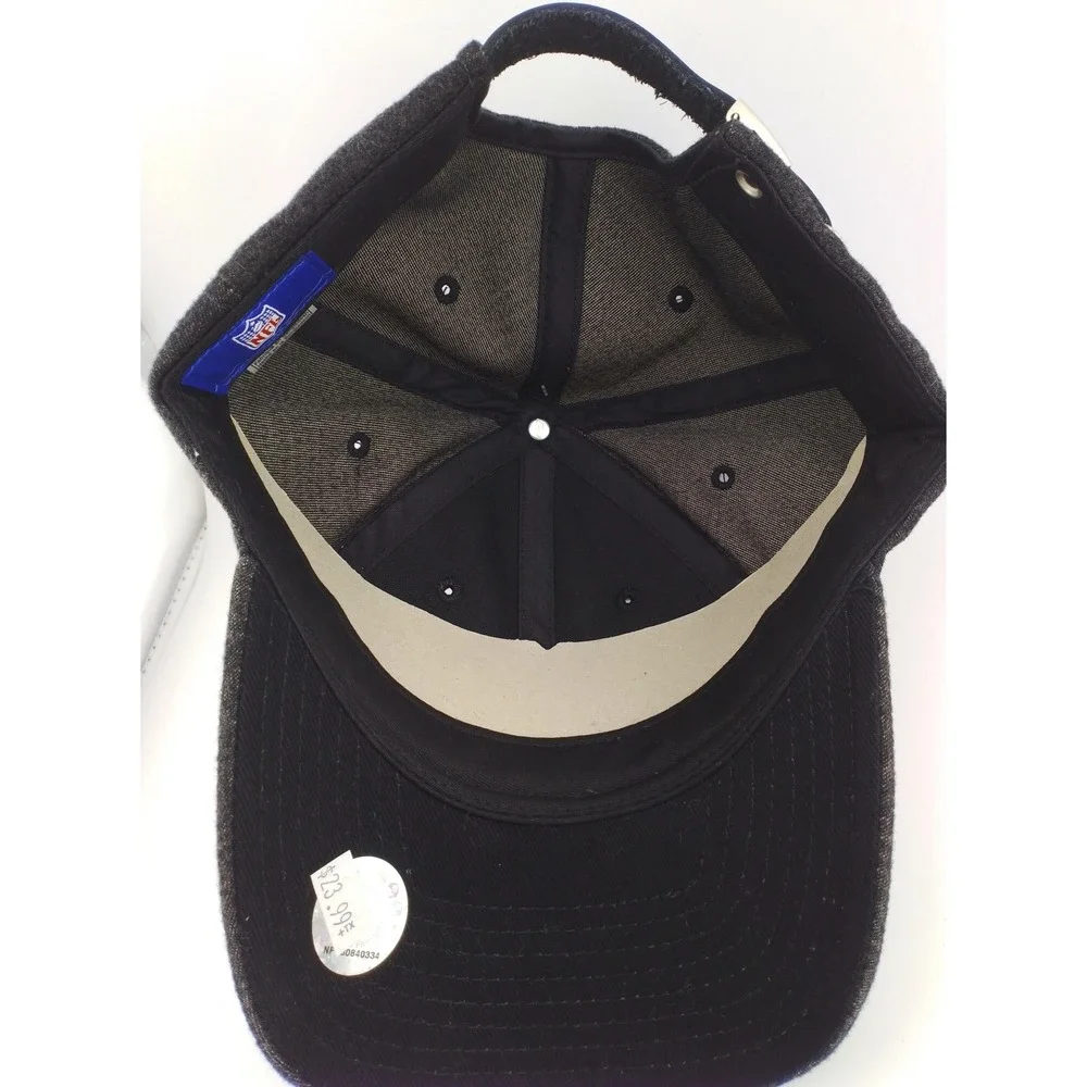 Reebok Denver Broncos NFL Cap Mens Charcoal Gray Wool Adjustable Strapback Hat